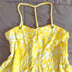 Yellow Rachel Roy tank top. Size Large.